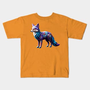 Floral Fox Kids T-Shirt